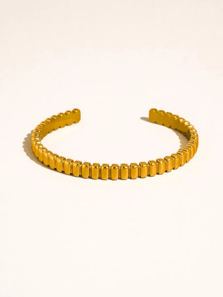 Cendine 18K Beaded Cuff Bracelet