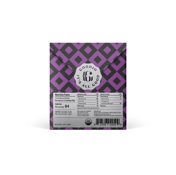 Wild Blueberry Chocolate 61%