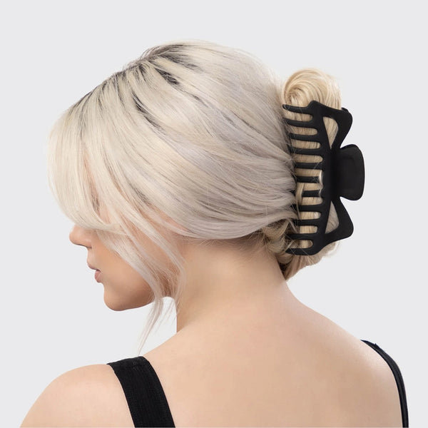 Jumbo Classic Claw Clips - Black & Tortoise