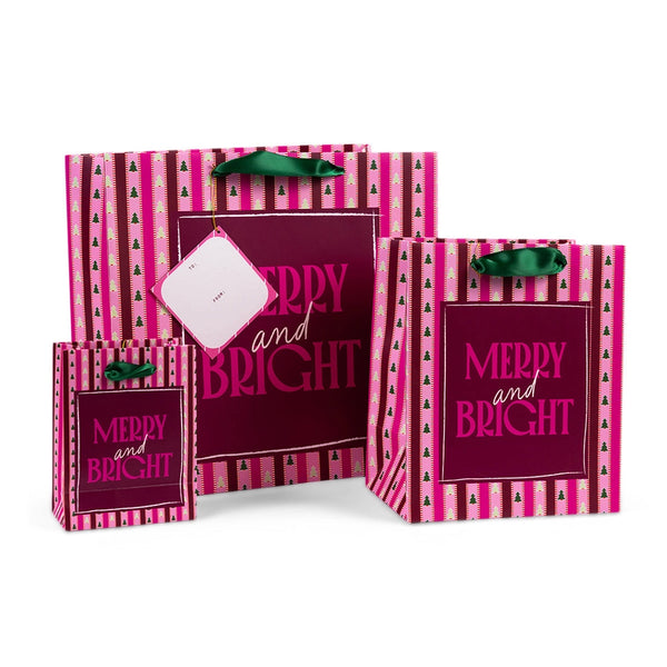 Merry & Bright - Large Gift Bag