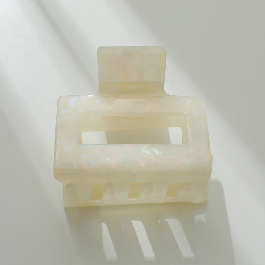 Simone Large Clip - Pearl