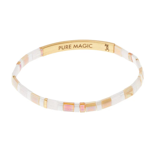 Pure Magic Miyuki Bracelet - Neutral / Gold