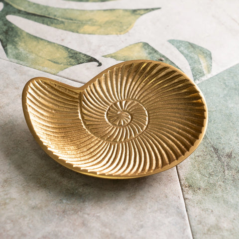 Golden Shell Tray