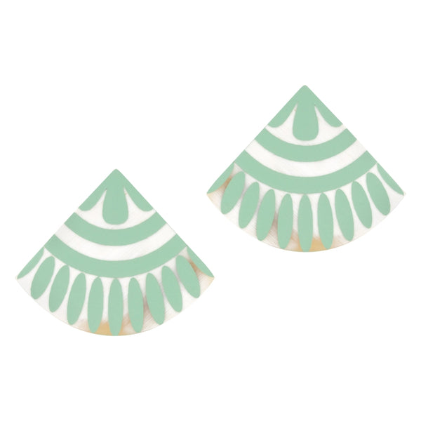Seafoam Tile Earrings