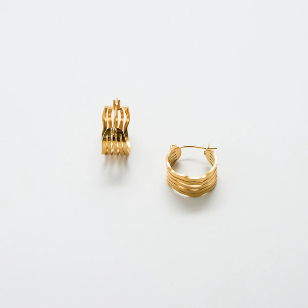 Cut-Out Hoop Earrings