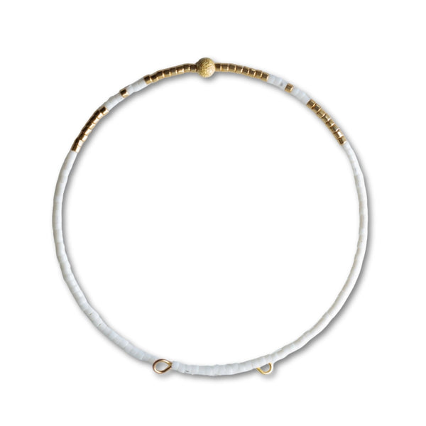 Sprinkles Bangle - White