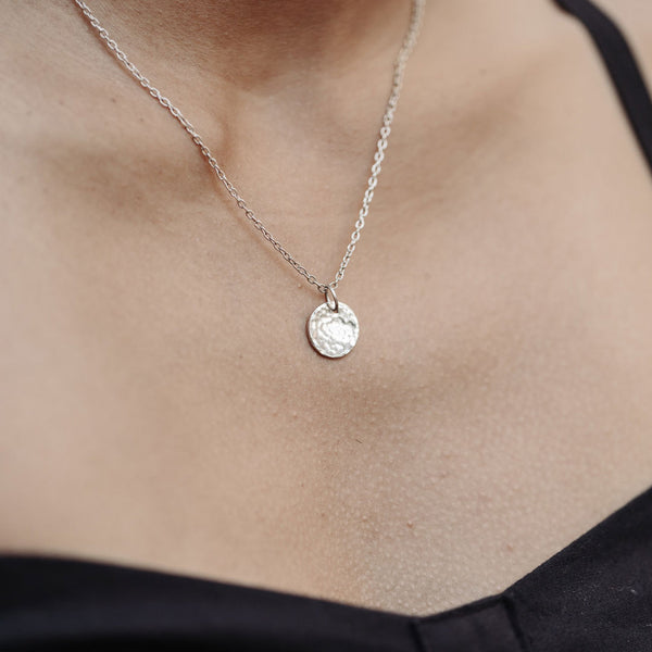 Coin Necklace - Silver