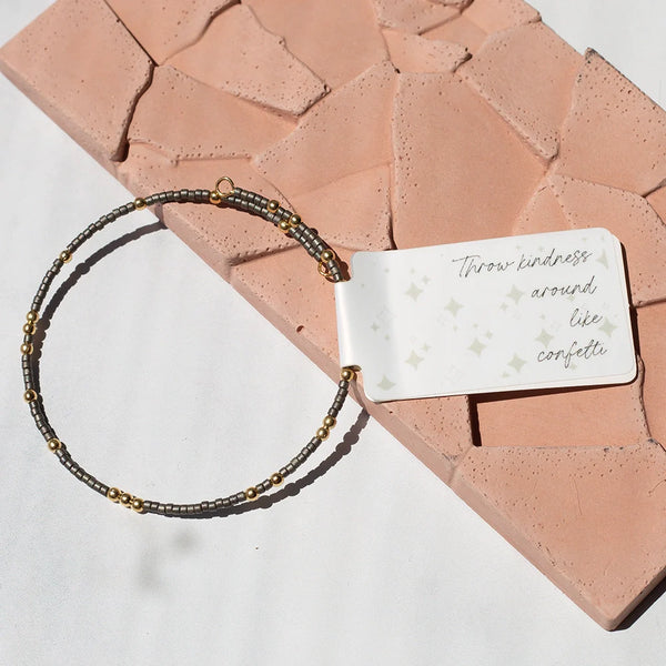Confetti Bangle - Graphite