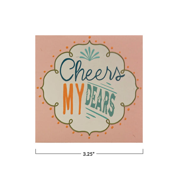 "Cheers My Dears" Safety Matches in Matchbox