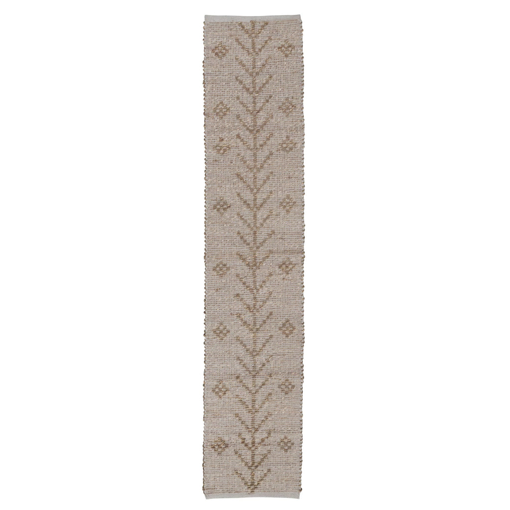 Two-Sided Hand-Woven Seagrass & Cotton Table Runner