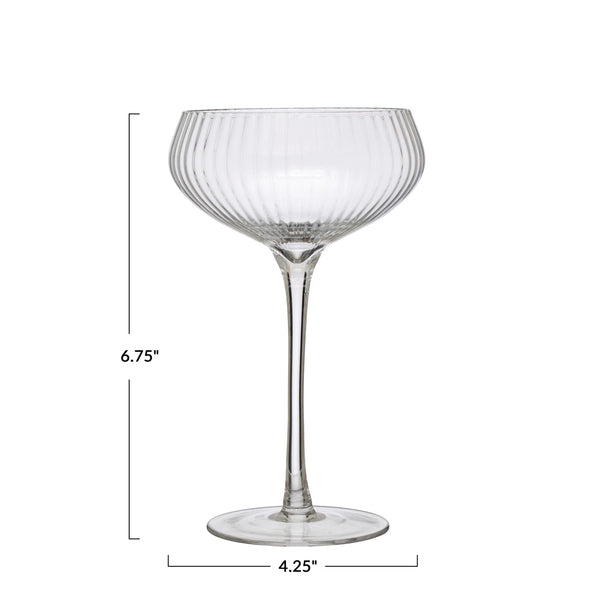 Stemmed Champagne Glass - 8 oz.