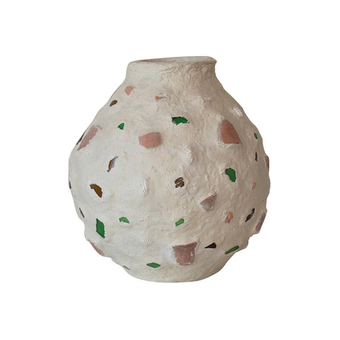 Handmade Paper Mache Vase