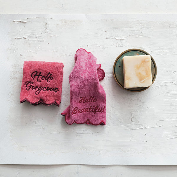 Cotton Terry Wash Cloth - Set of 2