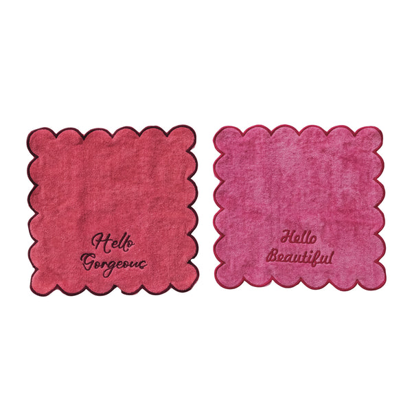 Cotton Terry Wash Cloth - Set of 2