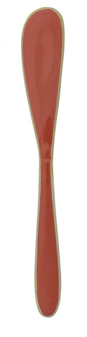Enameled Stainless Steel Canape Knife - Red