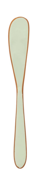 Enameled Stainless Steel Canape Knife - Green