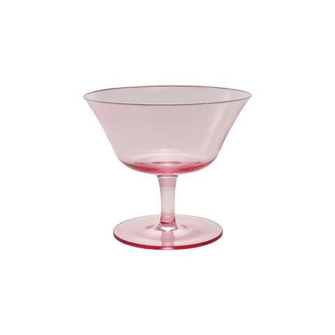 Stemmed Coupe Glass - Pink - 8 oz.