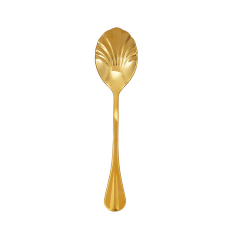 5" Stainless Steel Shell Shaped Spoon