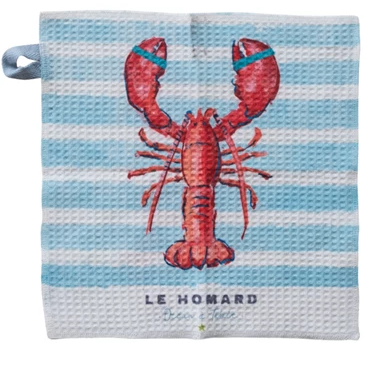Recycled Microfiber Dish Cloth - Lobster