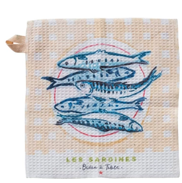Recycled Microfiber Dish Cloth - Sardine