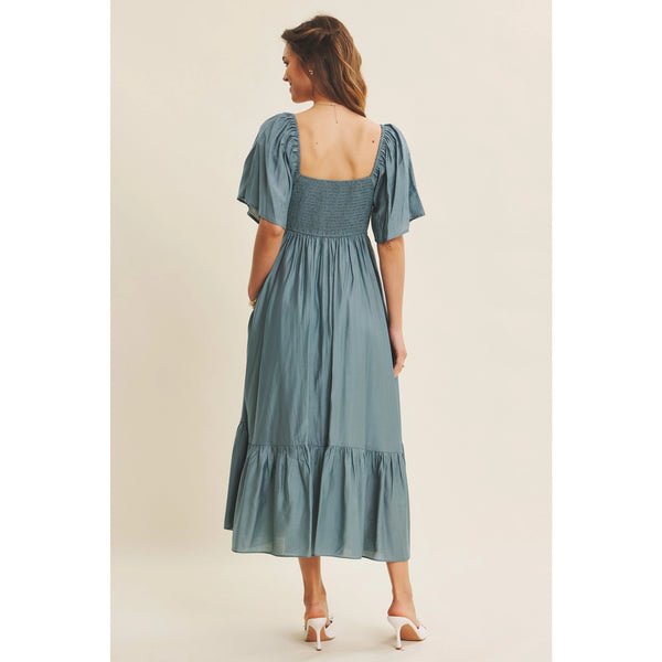 Paulina Dress -- Dusk Blue
