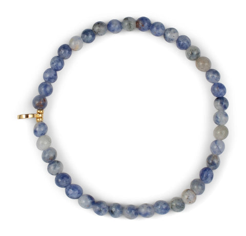 Stone Stacking Bracelet - Lapis