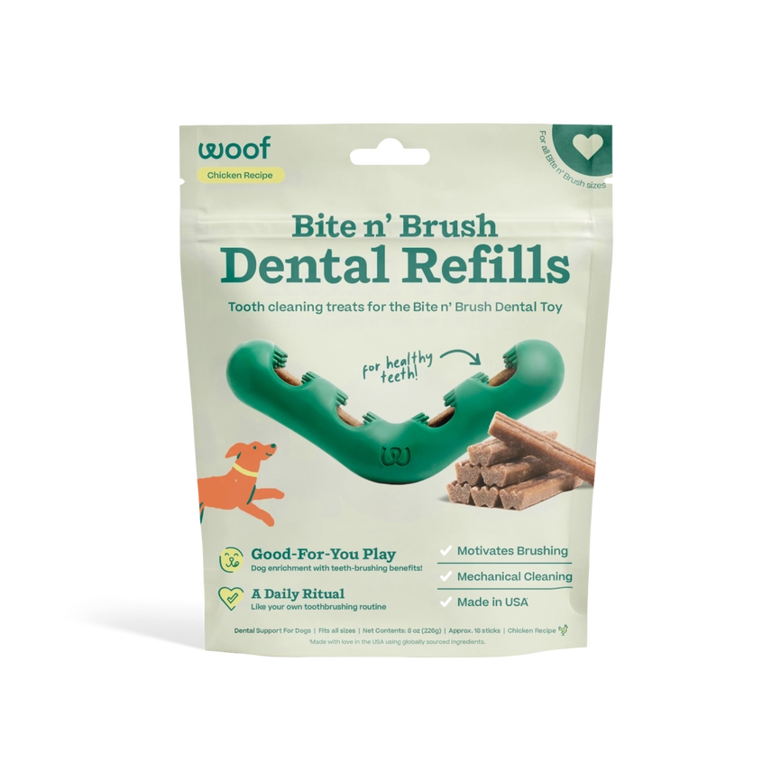 Bite N' Brush Dental Refills - Chicken