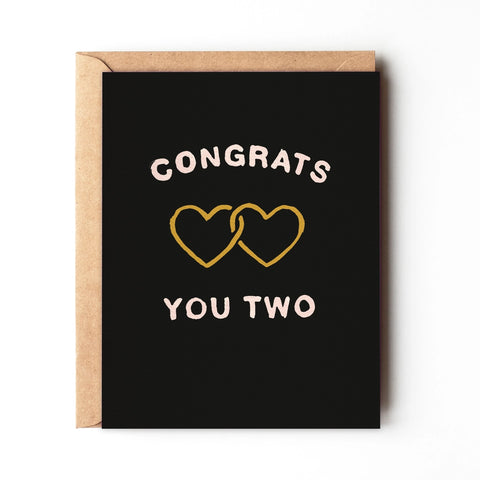 Congrats You Two - Engagement Card