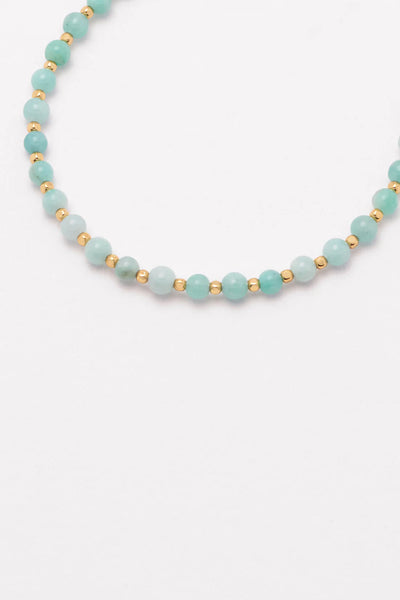 Amazonite Gemstone Amelia Bracelet