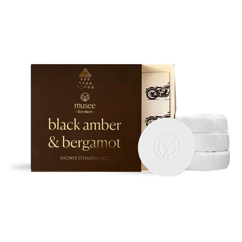 Black Amber & Bergamot Shower Steamers