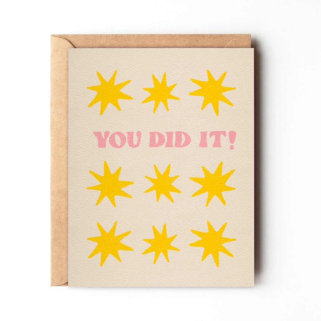 You Did It! - Graduation Card