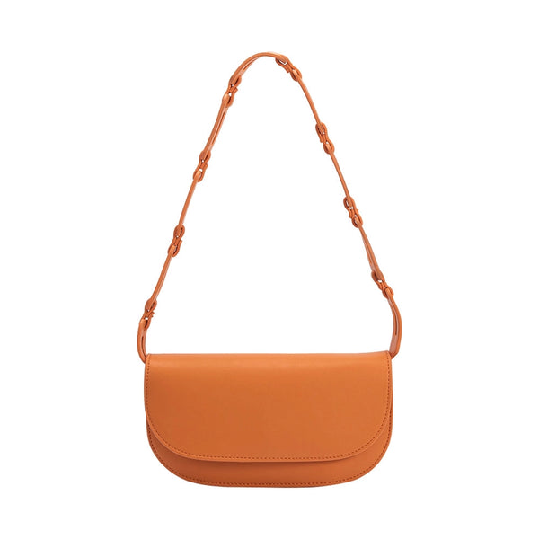 Inez Vegan Shoulder Bag - Orange