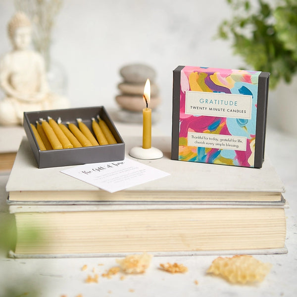 Gratitude 20 Minute Candles
