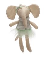 Cotton Linen Mini Animal - Elephant