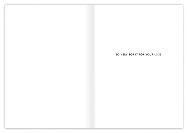 Paw Prints Pet Sympathy Card