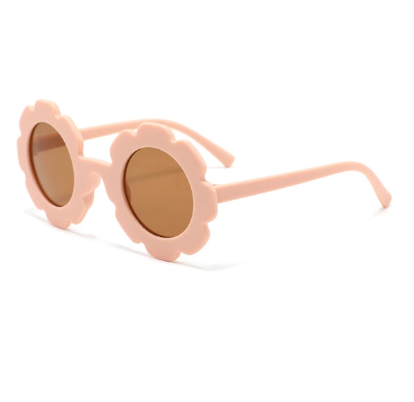 Baby and Toddler Flower Sunglasses - Pale Pink