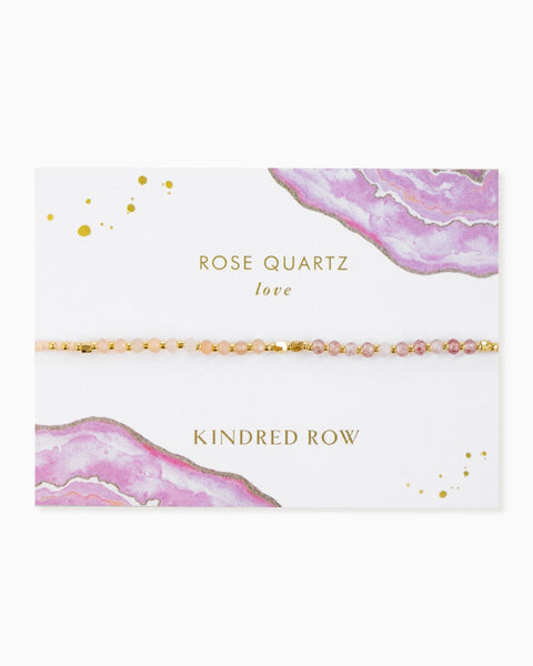 Healing Gemstone Stacking Bracelet - Rose Quartz