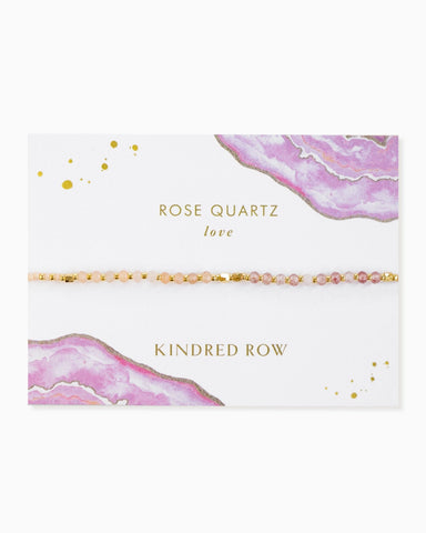 Healing Gemstone Stacking Bracelet - Rose Quartz