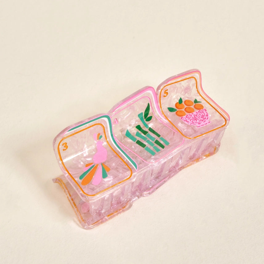 Shape Up Claw Clip – Mahjong Tiles