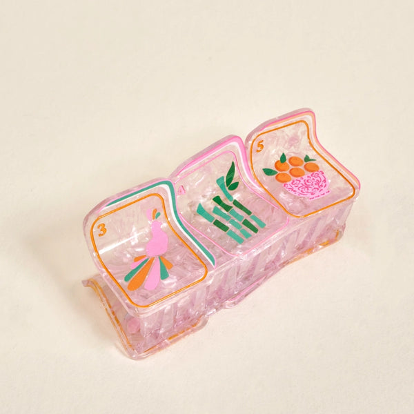 Shape Up Claw Clip – Mahjong Tiles