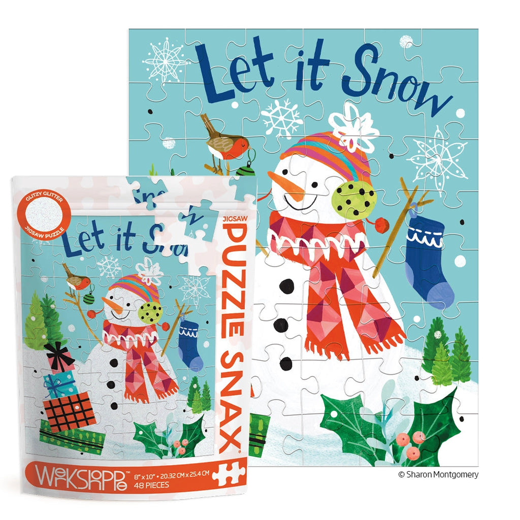 Let It Snow 48 Piece Christmas Puzzle Snax