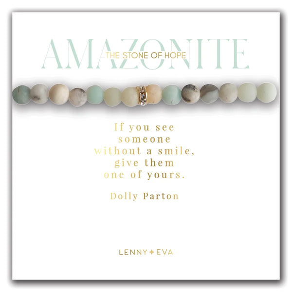 Gemstone Sparkle Bracelet - Amazonite