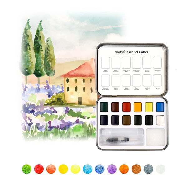 Watercolor Pocket Set - Essential Colors