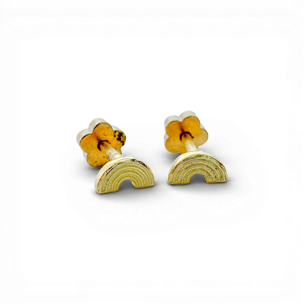 Rainbow Tiny Stud Earrings