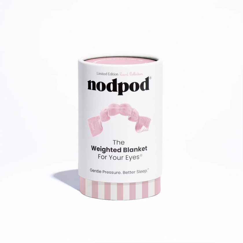 Weighted Sleep Mask - Pink Cabana