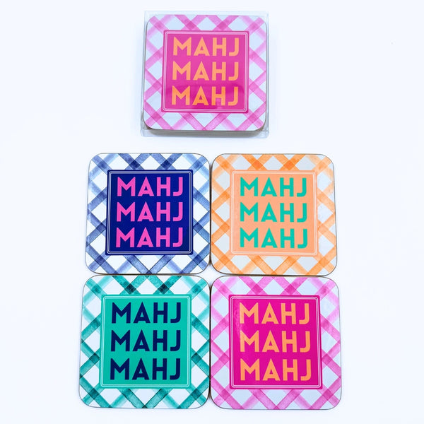 Mahjong Coasters - Set of 4