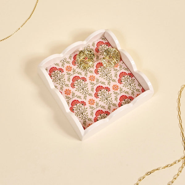 Scallop Trinket Tray – Everbloom Dusty Rose