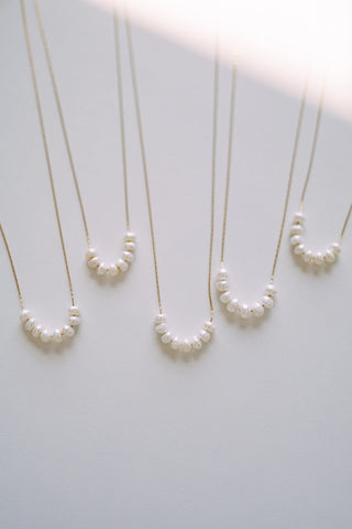 Pearly Beaded Necklace