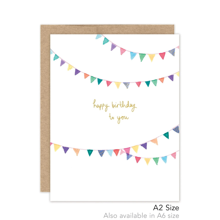 Birthday Banner - Luxe Card