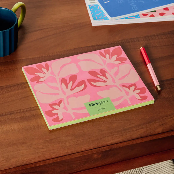 Bright Florals Weekly Desk Planner